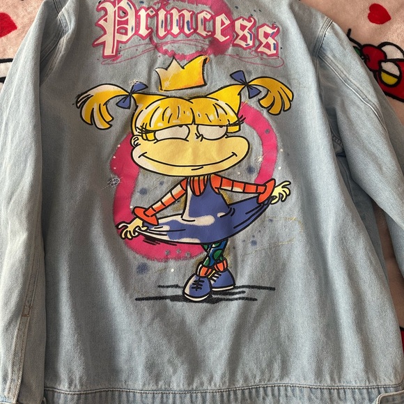 Nickelodeon Light Blue Princess Jean Jacket - Picture 1 of 3